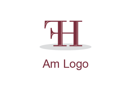 letter F attached to letter H