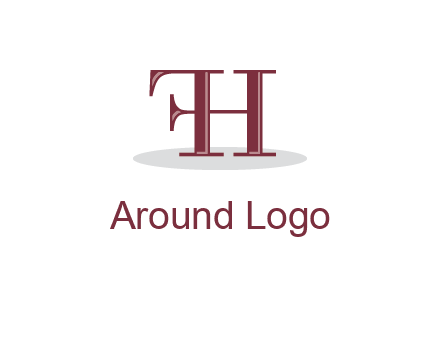 letter F attached to letter H