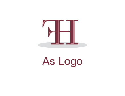 letter F attached to letter H