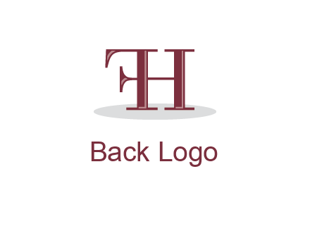 letter F attached to letter H