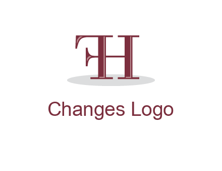letter F attached to letter H