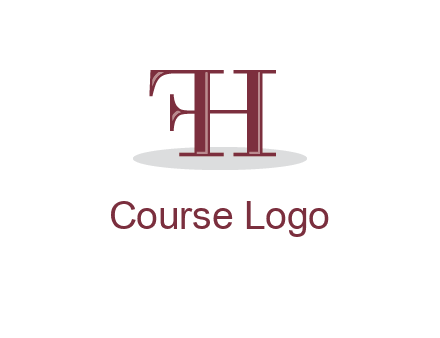letter F attached to letter H