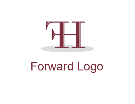 letter F attached to letter H
