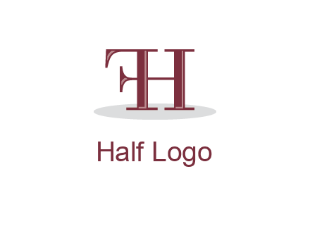 letter F attached to letter H