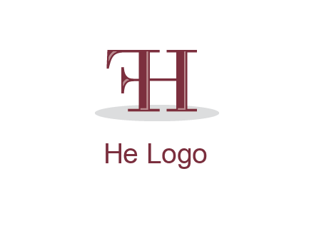 letter F attached to letter H