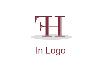 letter F attached to letter H