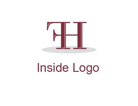 letter F attached to letter H