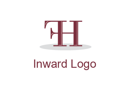 letter F attached to letter H