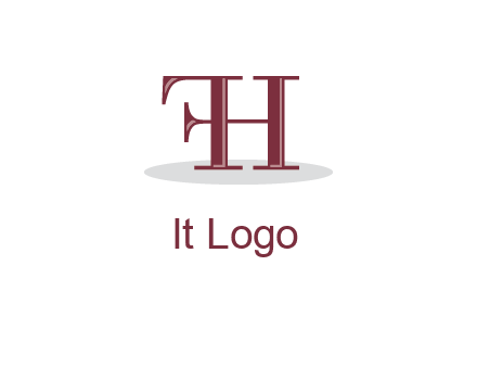 letter F attached to letter H