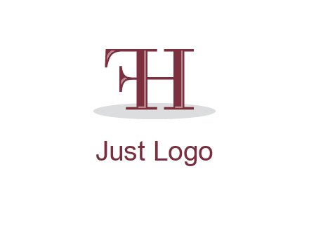 letter F attached to letter H
