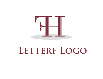 letter F attached to letter H