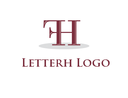 letter F attached to letter H