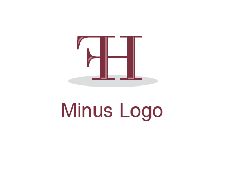 letter F attached to letter H