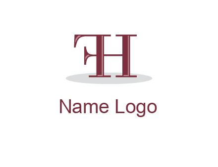 letter F attached to letter H