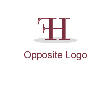 letter F attached to letter H
