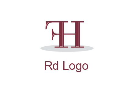letter F attached to letter H