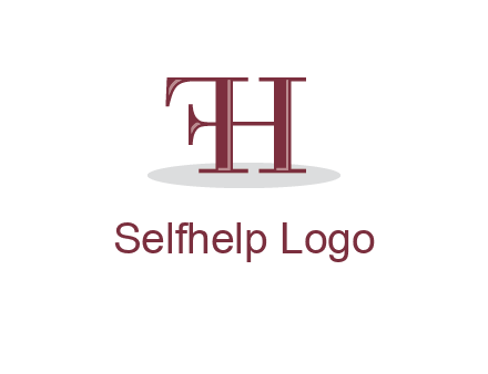 letter F attached to letter H