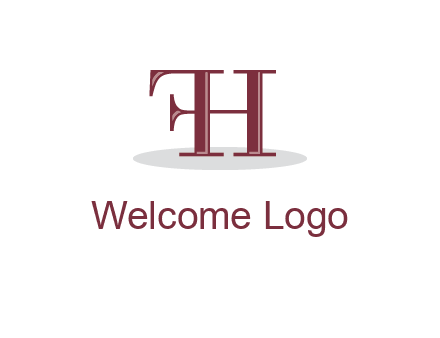letter F attached to letter H