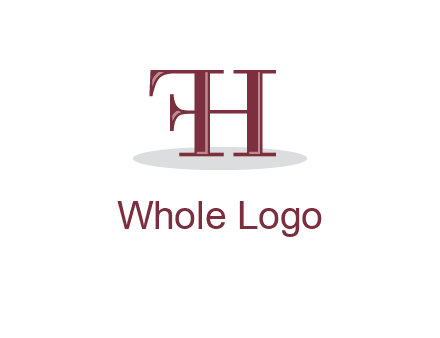 letter F attached to letter H