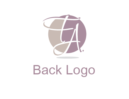 Letters FA are in a circle logo