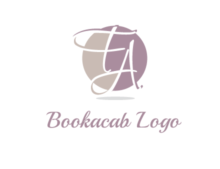 Letters FA are in a circle logo