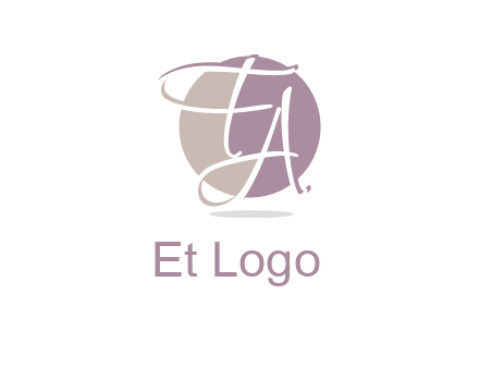 Letters FA are in a circle logo