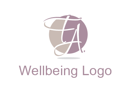 Letters FA are in a circle logo