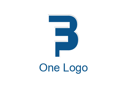 negative spacing letter F in letter B