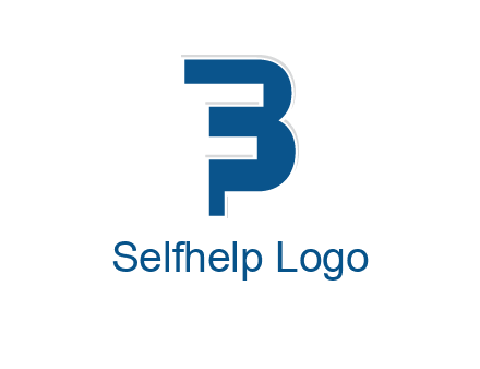 negative spacing letter F in letter B