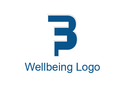 negative spacing letter F in letter B