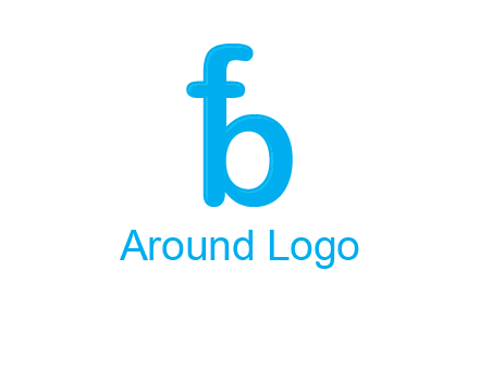 letter F forming letter B