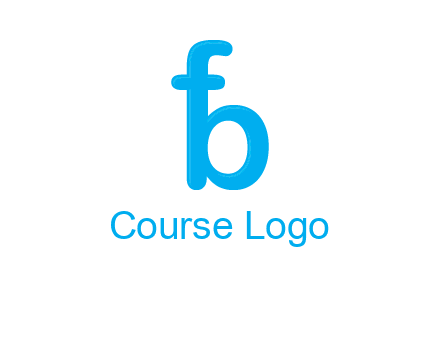 letter F forming letter B