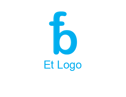 letter F forming letter B