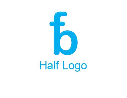 letter F forming letter B