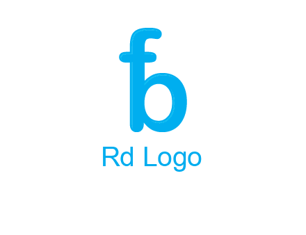 letter F forming letter B