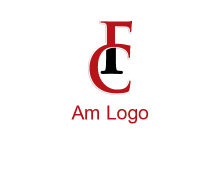 letter F and letter C joined together