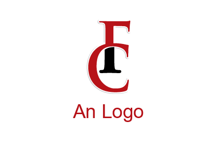 letter F and letter C joined together