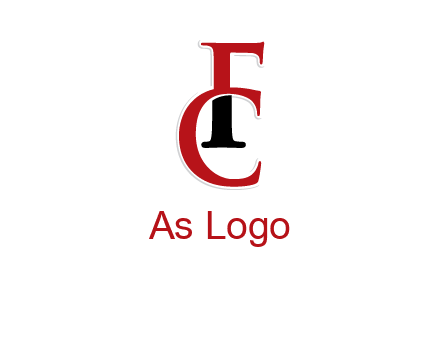 letter F and letter C joined together