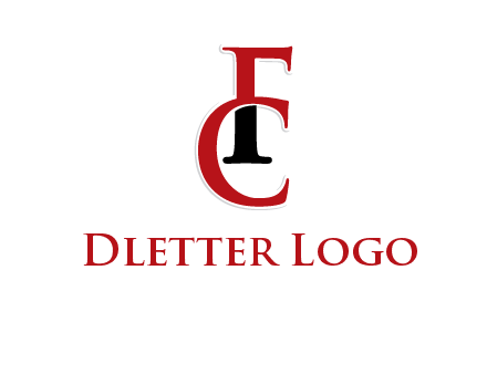 letter F and letter C joined together