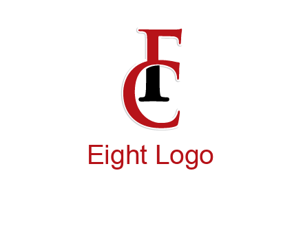 letter F and letter C joined together