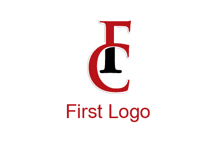 letter F and letter C joined together