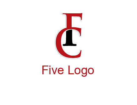 letter F and letter C joined together