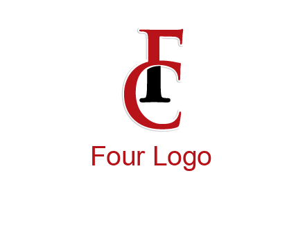 letter F and letter C joined together