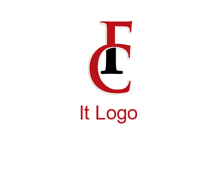 letter F and letter C joined together