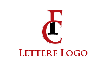 letter F and letter C joined together
