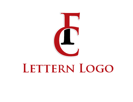 letter F and letter C joined together