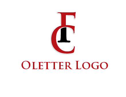 letter F and letter C joined together