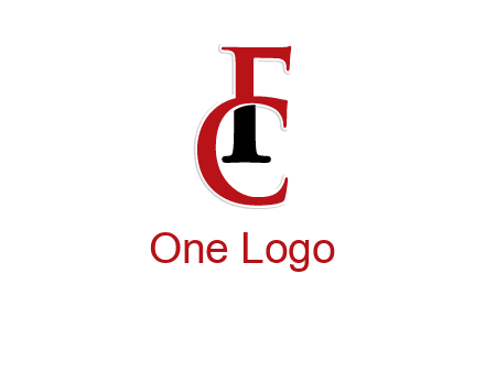 letter F and letter C joined together