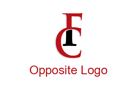 letter F and letter C joined together