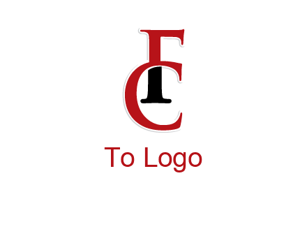 letter F and letter C joined together